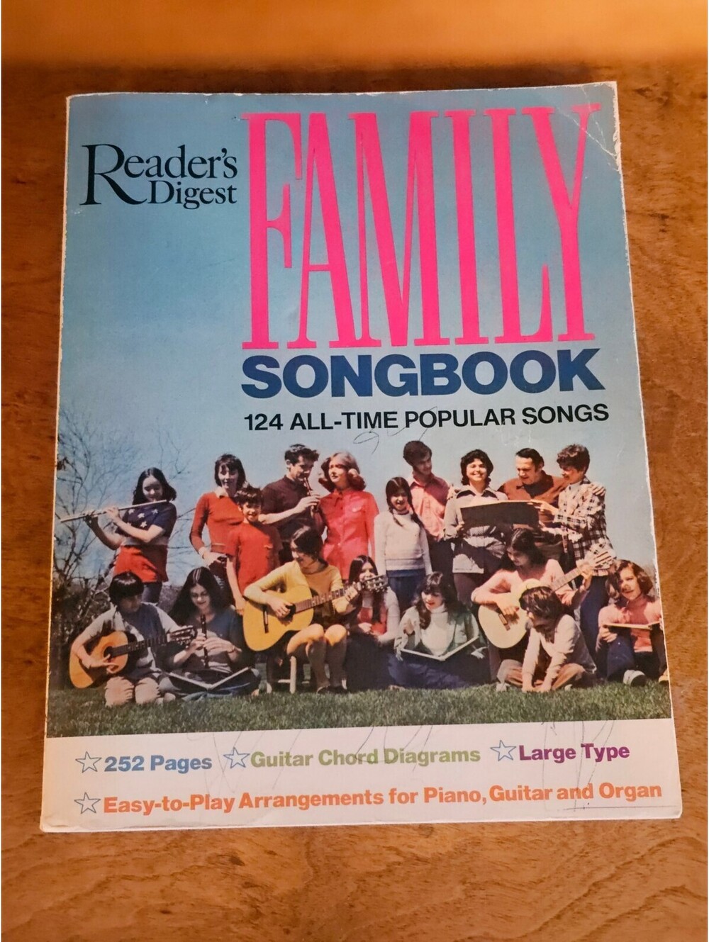 Vintage 1969 Reader’s Digest Family Songbook Featuring 124 Popular Songs
